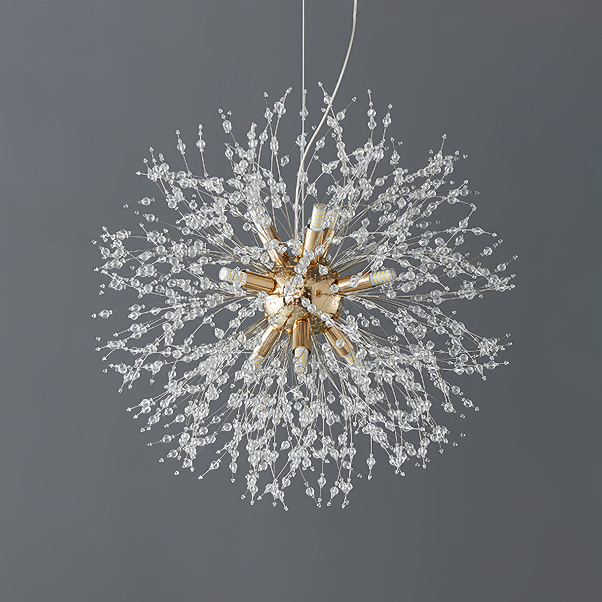 Haze Kroonluchter kristal Dandelion met Kristallen
