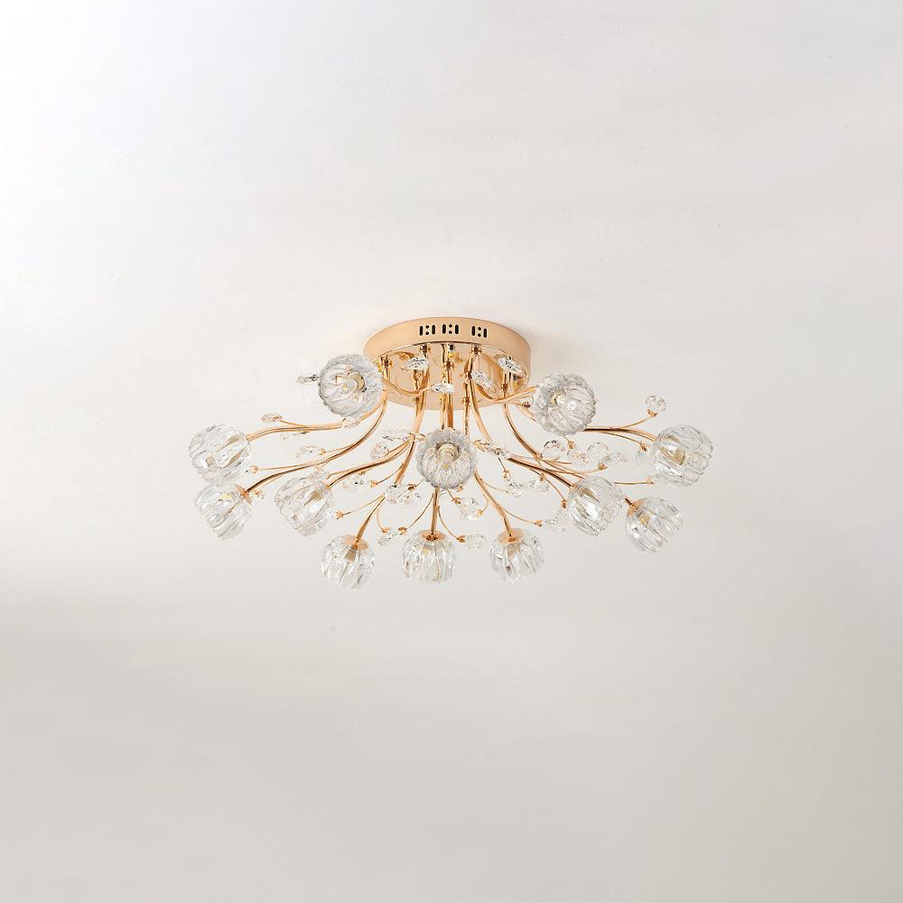 Elyinira Postmodern Luxe Bloem Kristal plafondlamp