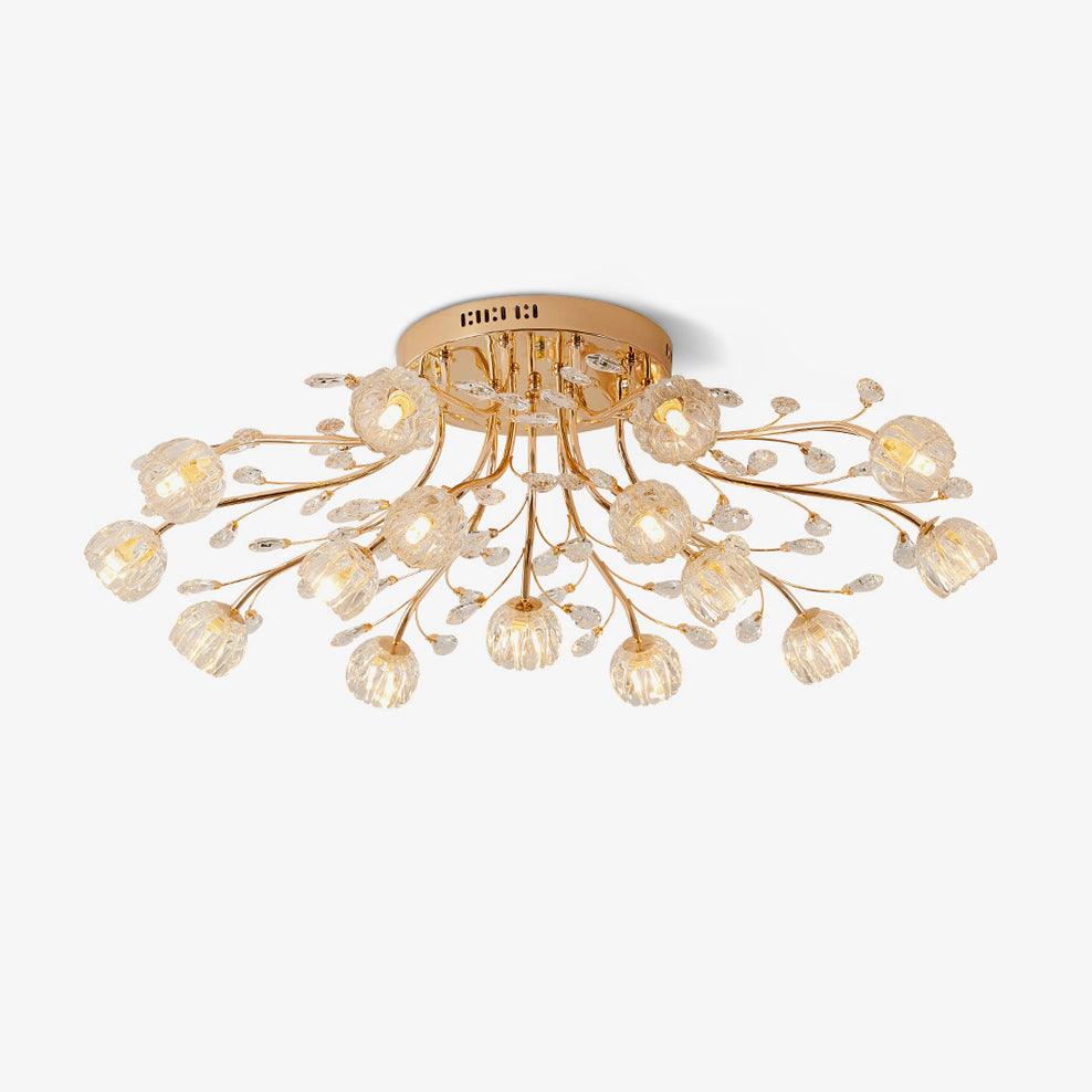 Elyinira Postmodern Luxe Bloem Kristal plafondlamp