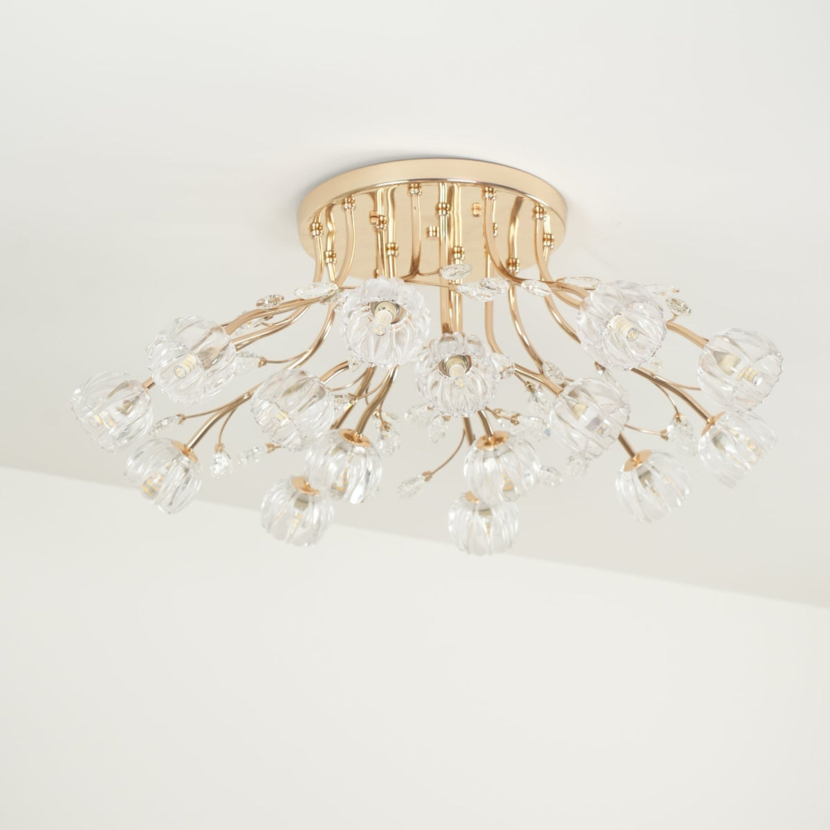 Elyinira Postmodern Luxe Bloem Kristal plafondlamp