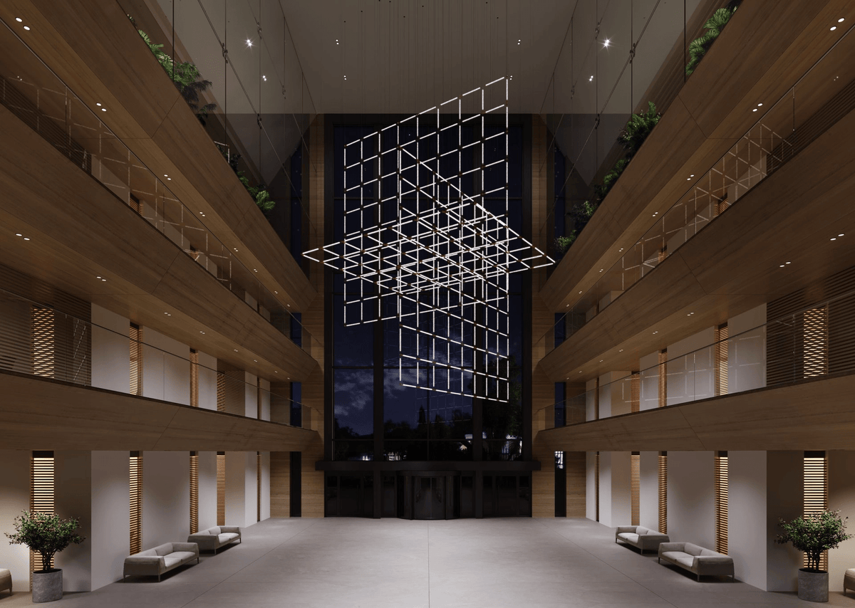 CrystalGrid Architectural Matrix Customize kroonluchter