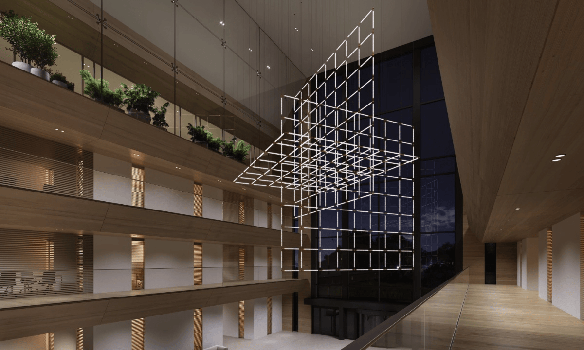 CrystalGrid Architectural Matrix Customize kroonluchter