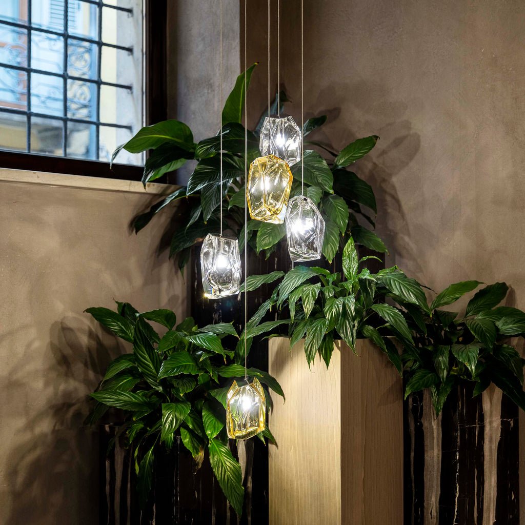Crag kristal Rock Cluster hanglamp