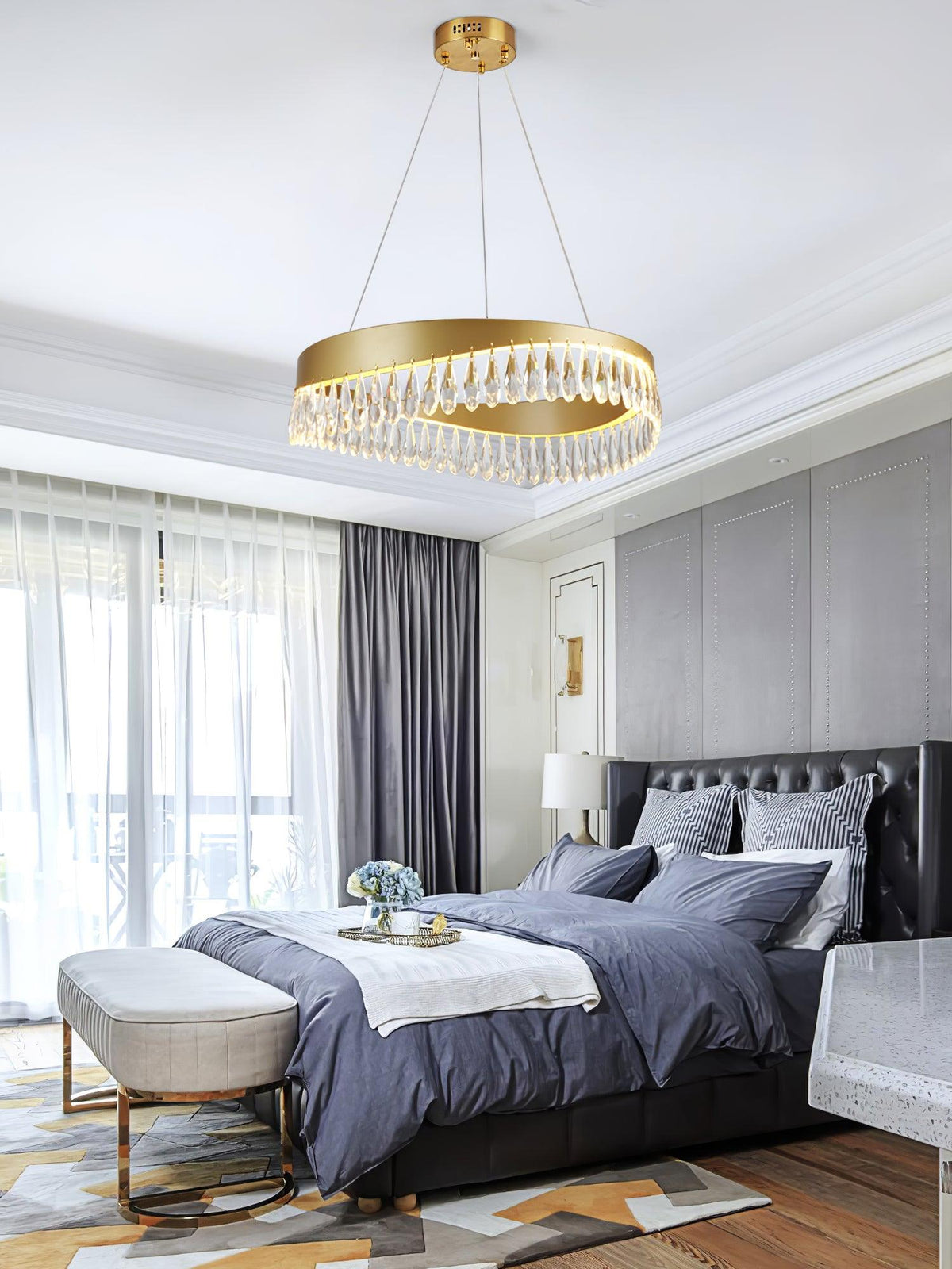 Cana Kroonluchter Kristalring LED Polished