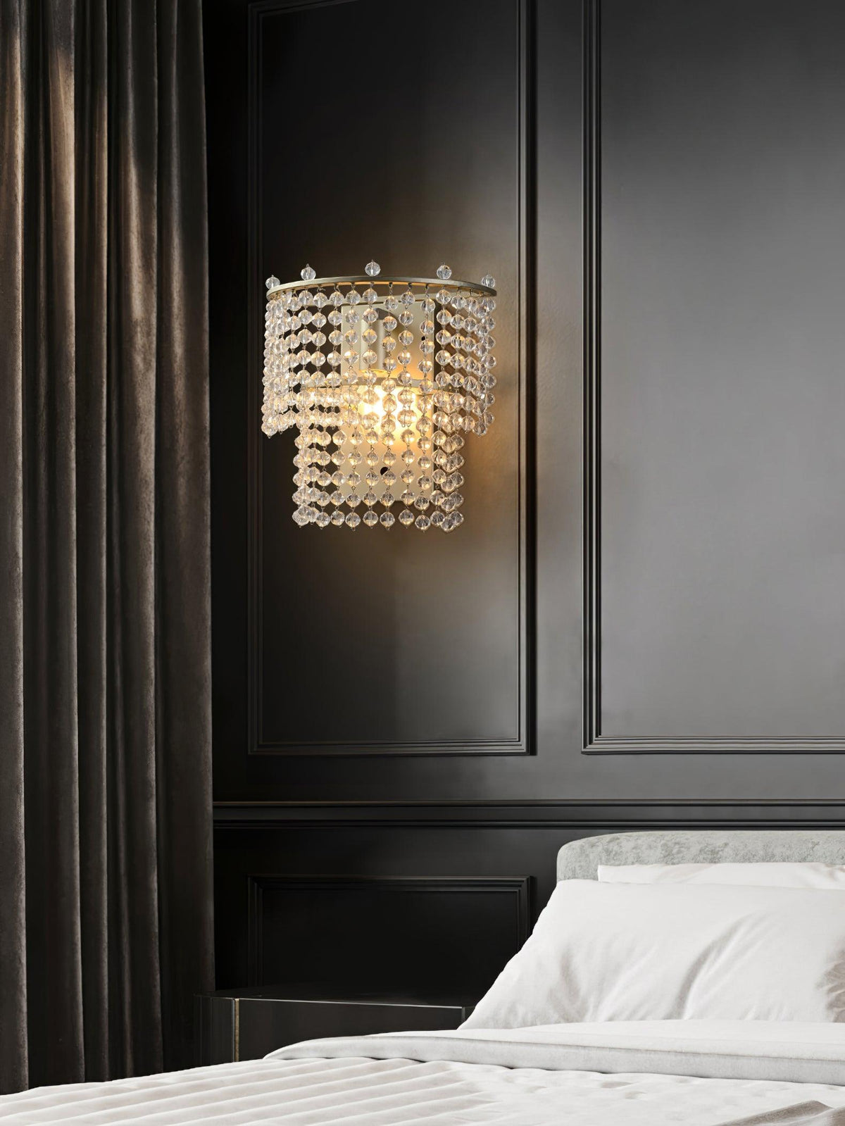 Cyranise kristal Waterfall wandlamp