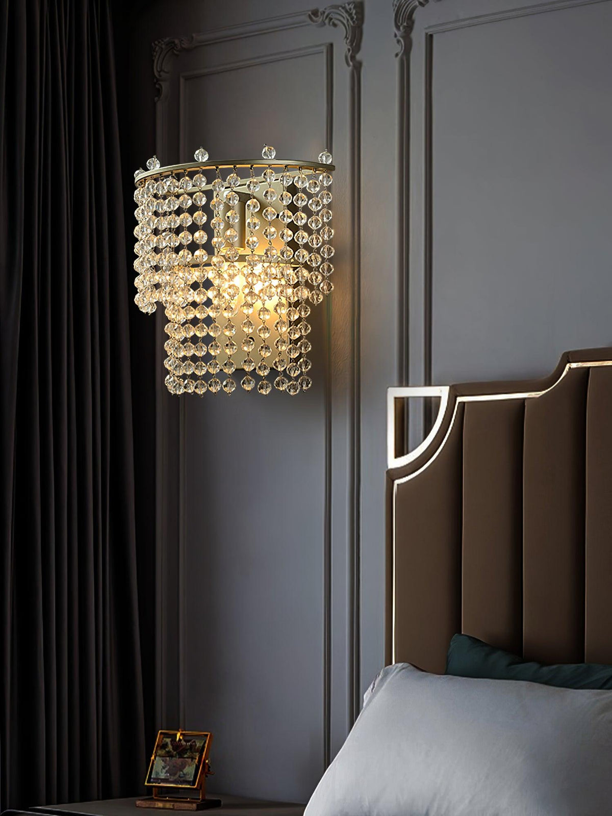 Cyranise kristal Waterfall wandlamp