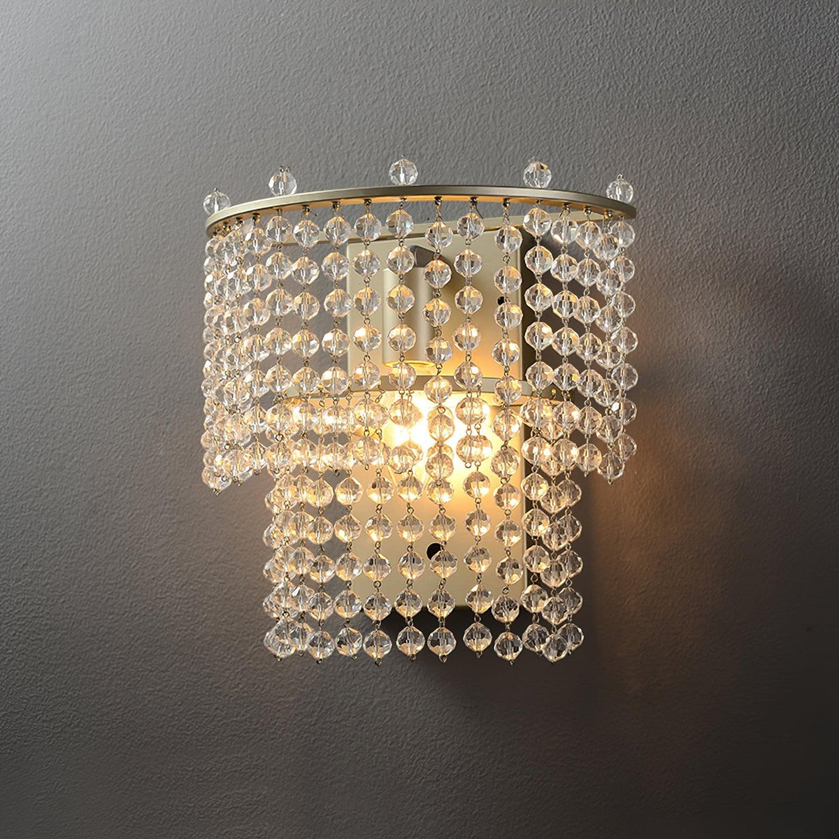 Cyranise kristal Waterfall wandlamp