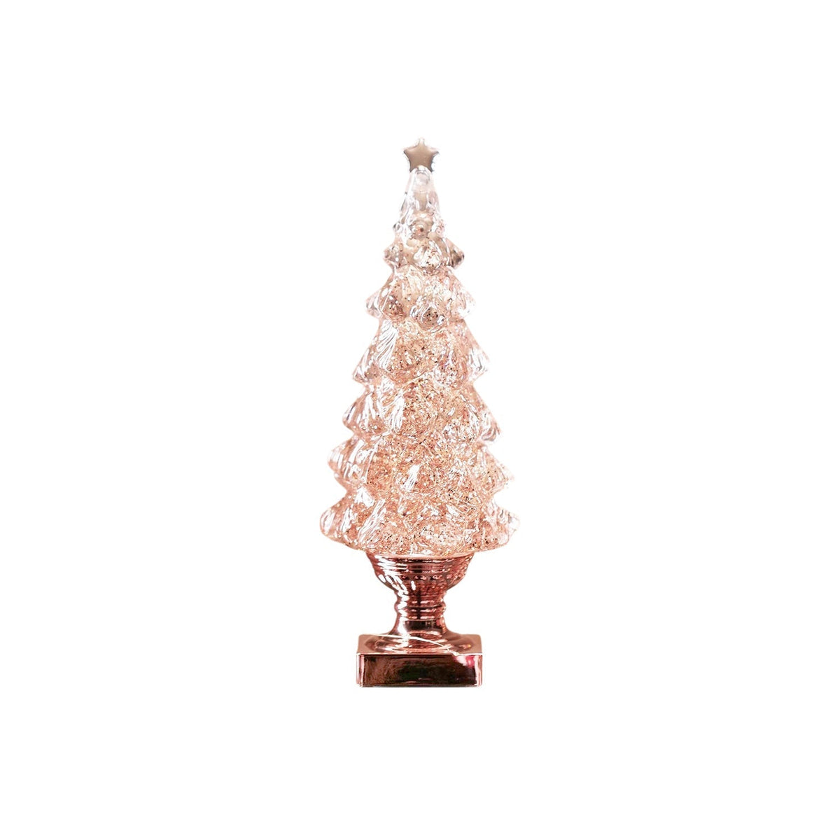 Kristallen kerstboom-tafellamp (ingebouwde accu)