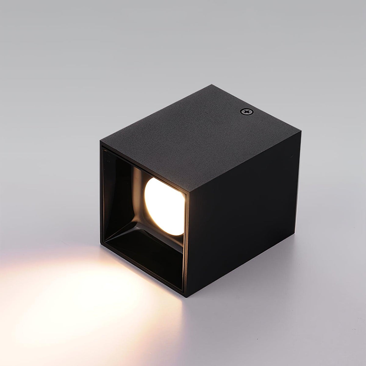 Orelaniella plafondlamp vierkant zwart spotlight