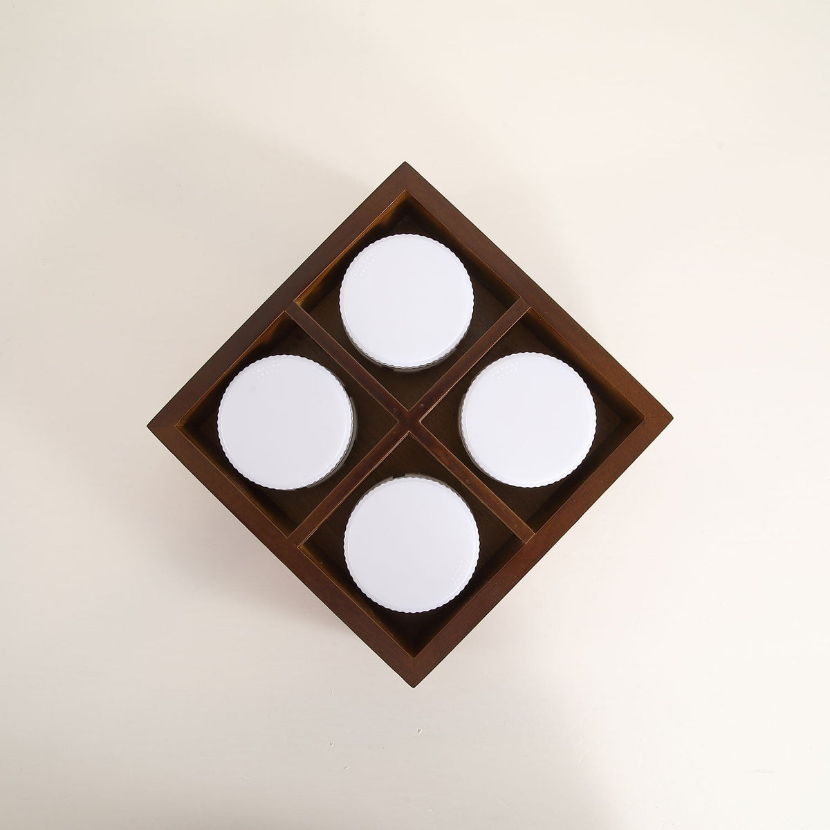 Eliza Minimalistisch Hout Plafondlamp