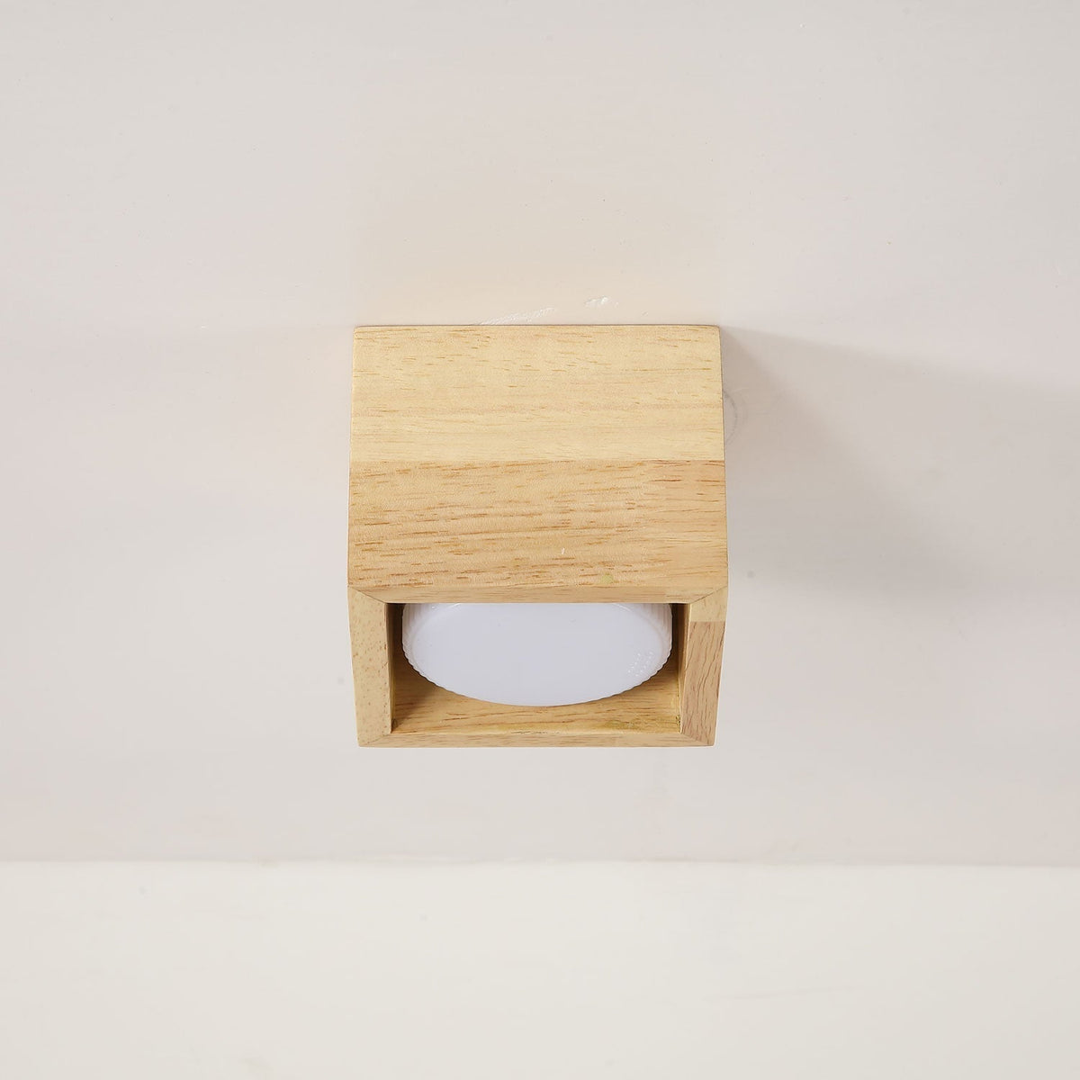 Eliza Minimalistisch Hout Plafondlamp