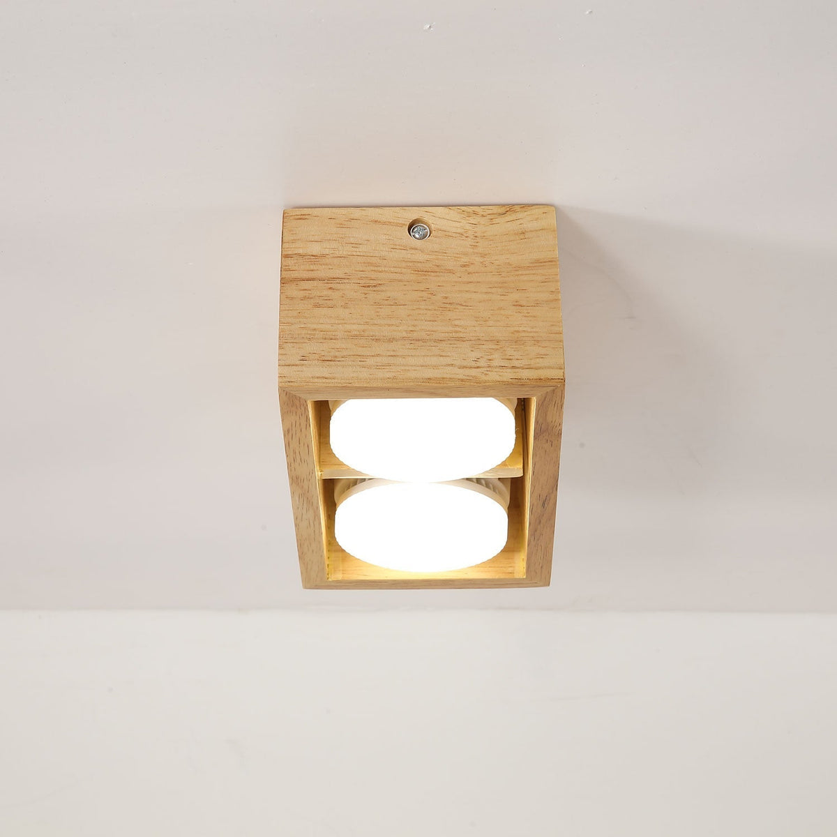 Eliza Minimalistisch Hout Plafondlamp