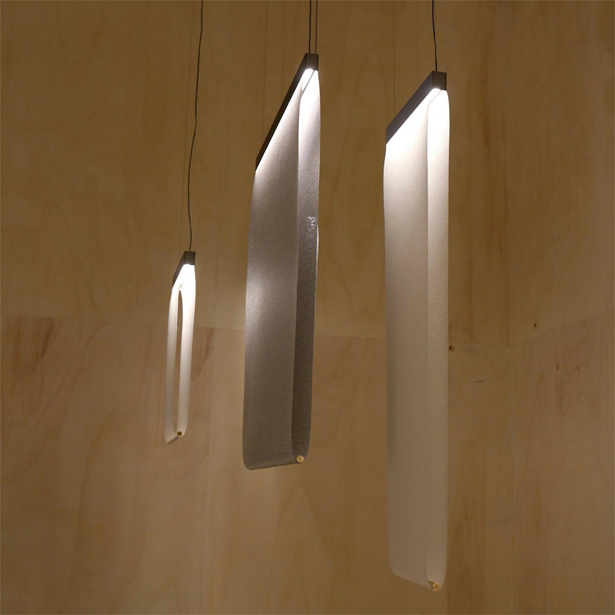 Emlin minimalistisch hanglamp met stoffen kap