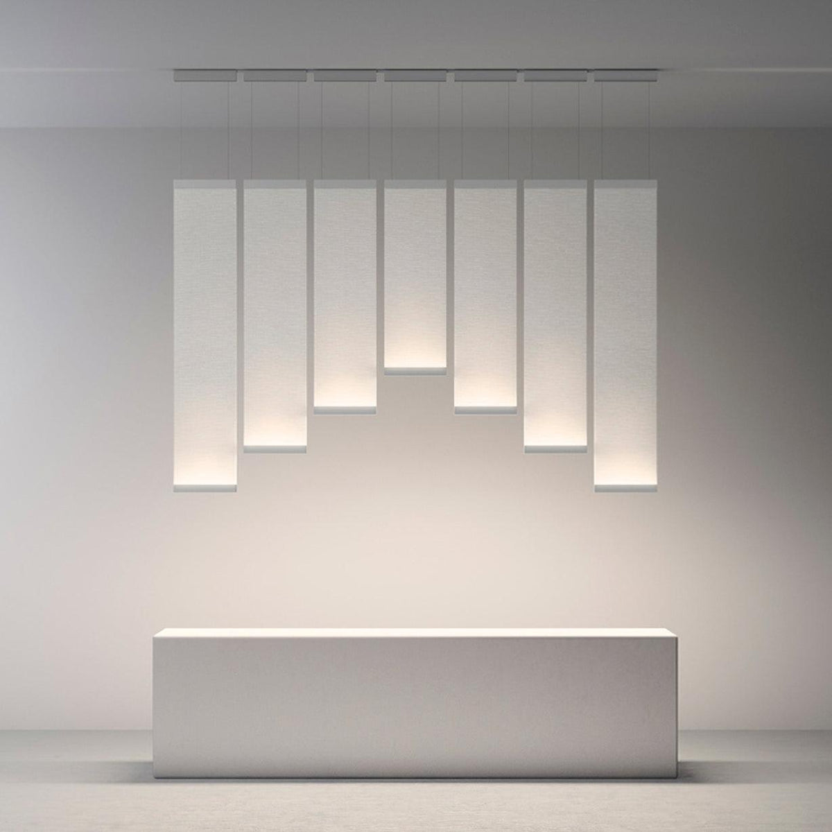 Emlin minimalistisch hanglamp met stoffen kap