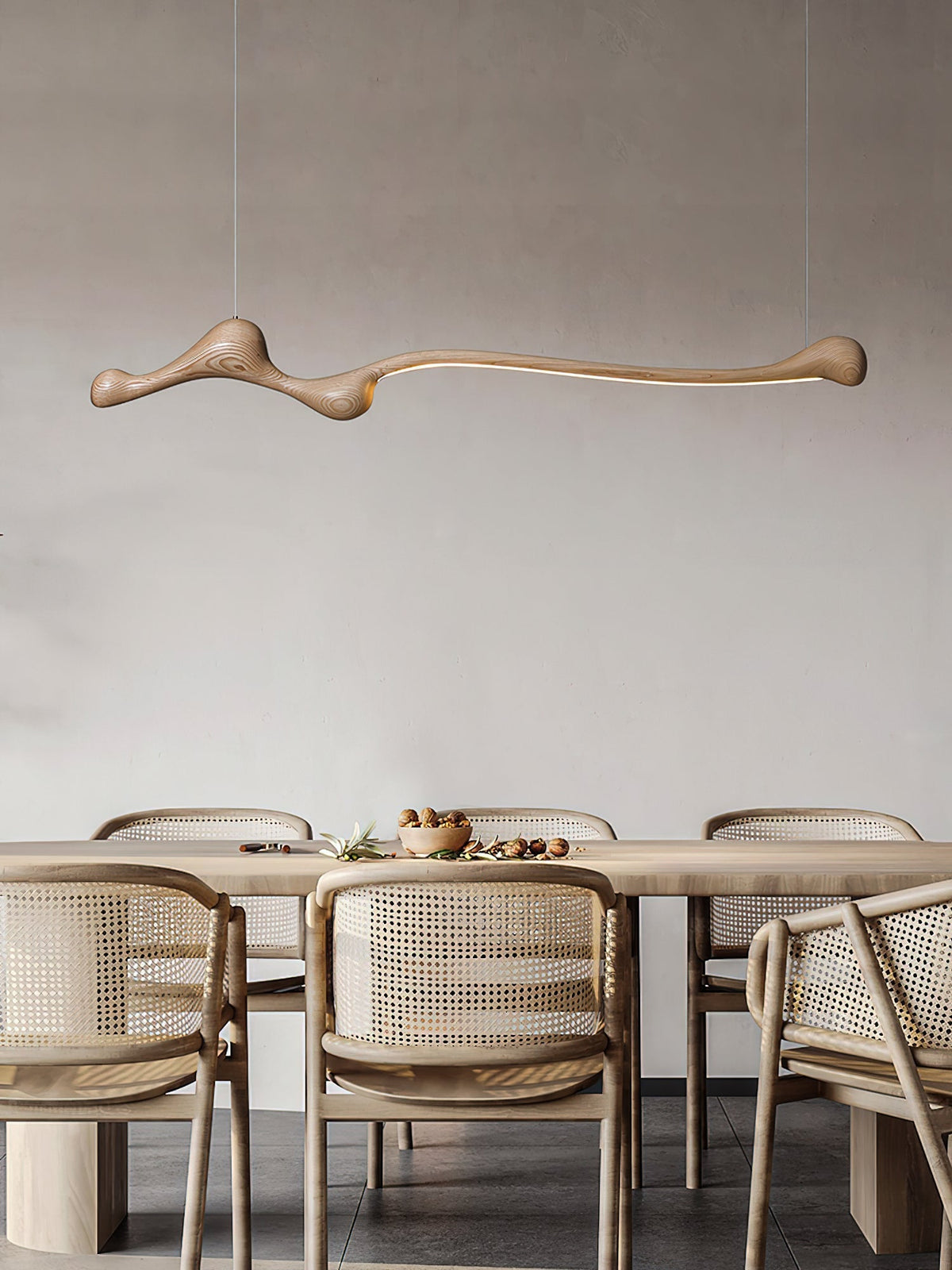 Alenor Hout Retro hanglamp