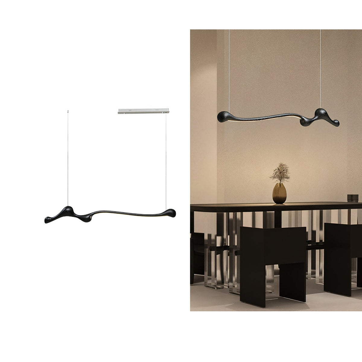 Alenor Hout Retro hanglamp