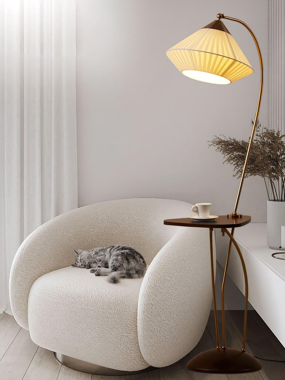 Raviq Vintage vloerlamp van Stoffen