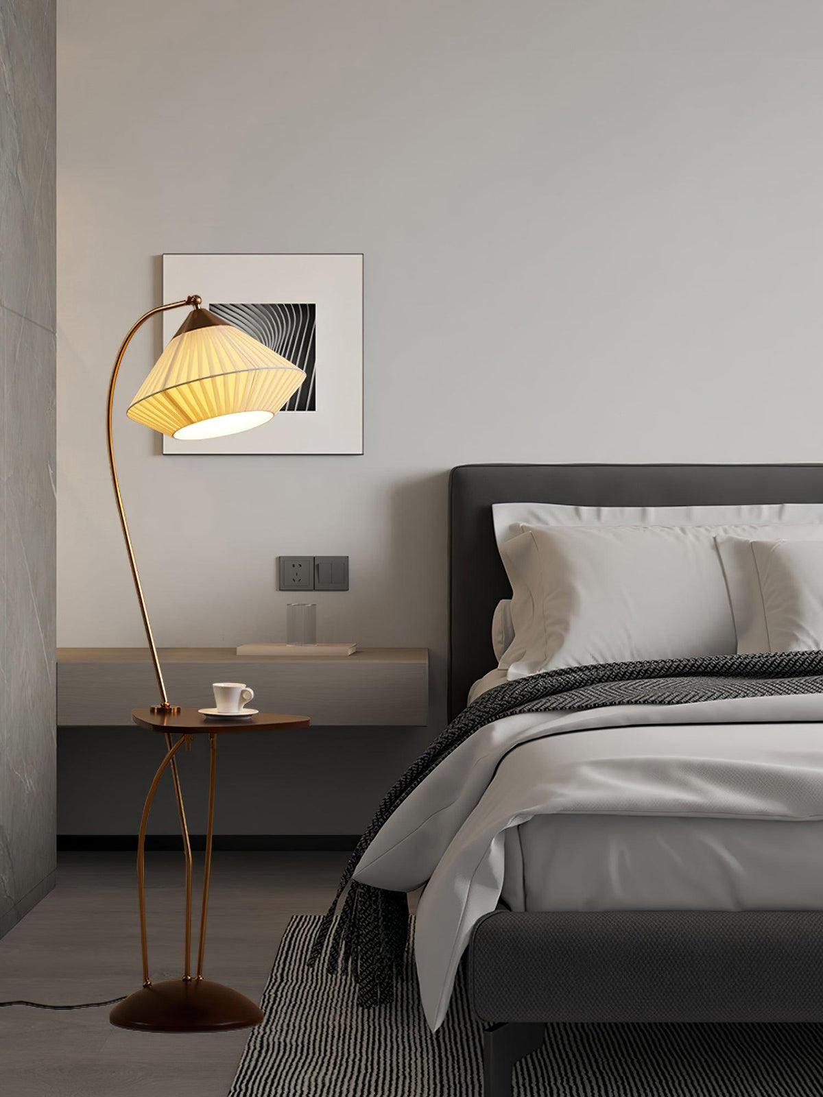 Raviq Vintage vloerlamp van Stoffen