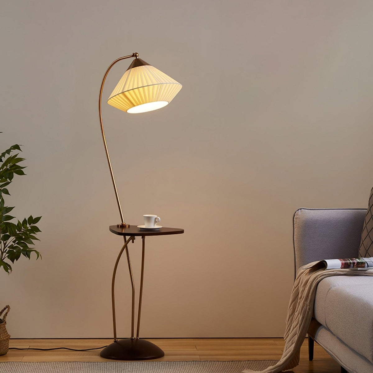 Raviq Vintage vloerlamp van Stoffen