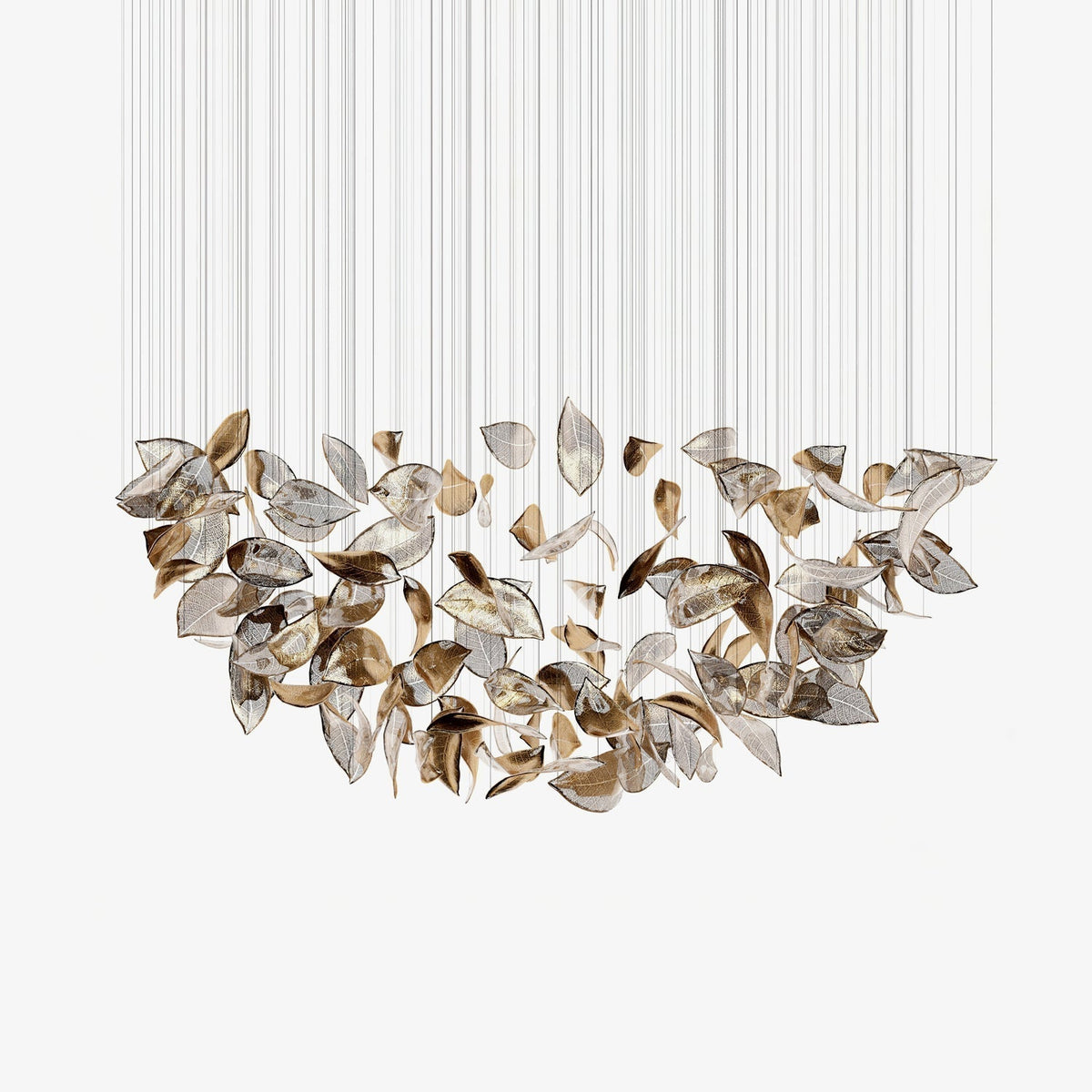 Darien Iridescent Leaf hanglamp