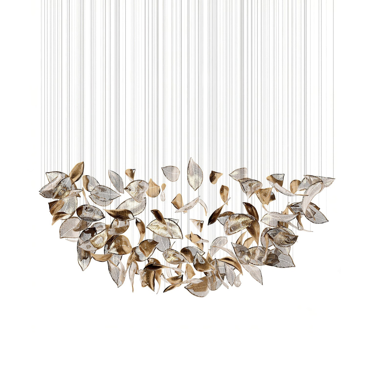 Darien Iridescent Leaf hanglamp