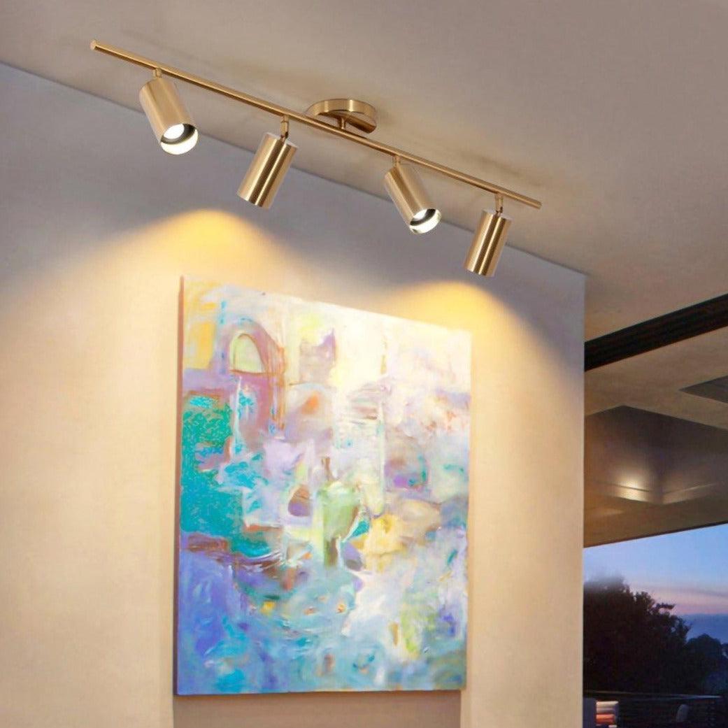 Grover draaibare messing wandlamp