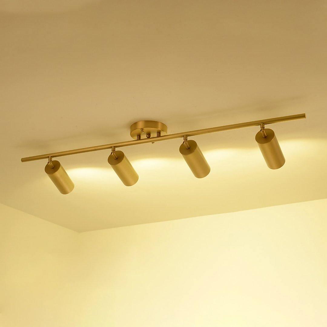 Grover draaibare messing wandlamp