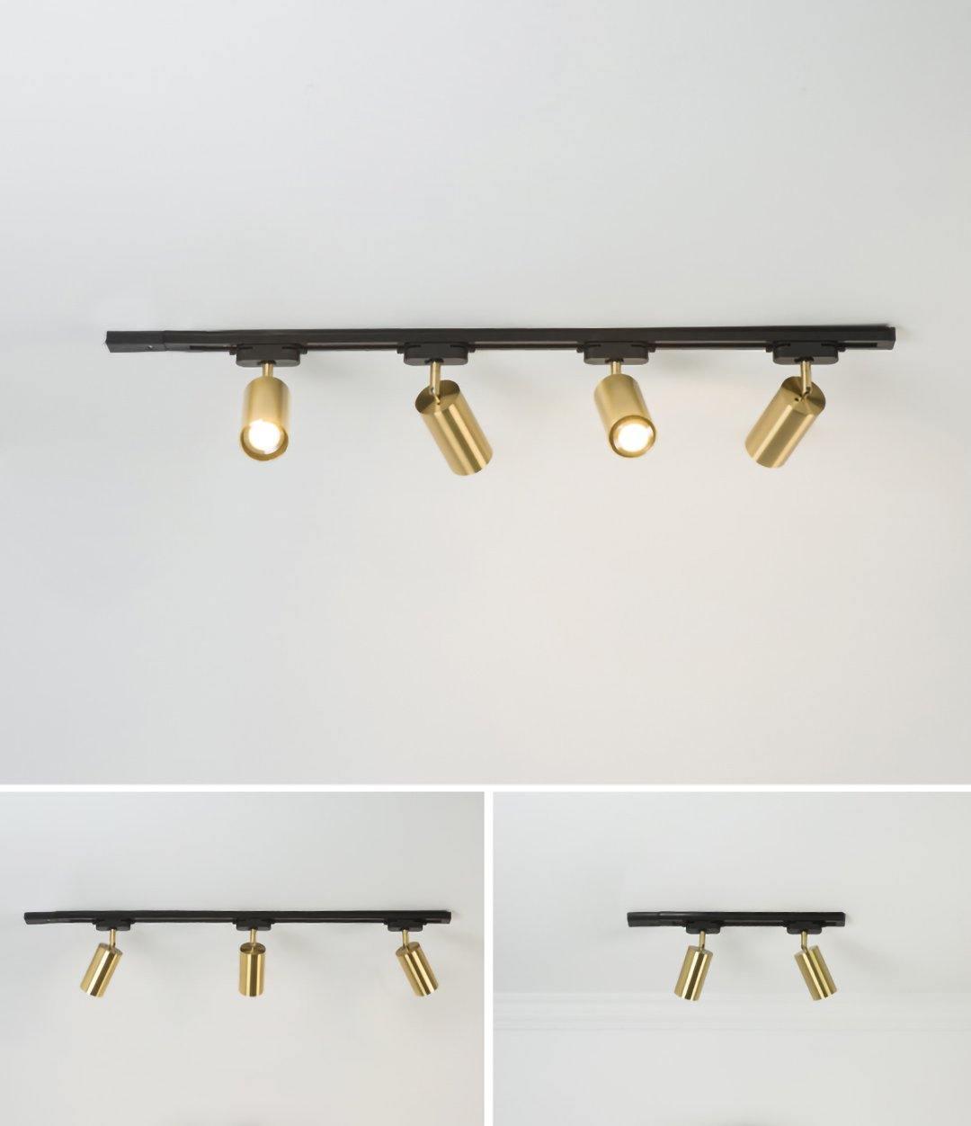 Grover draaibare messing wandlamp