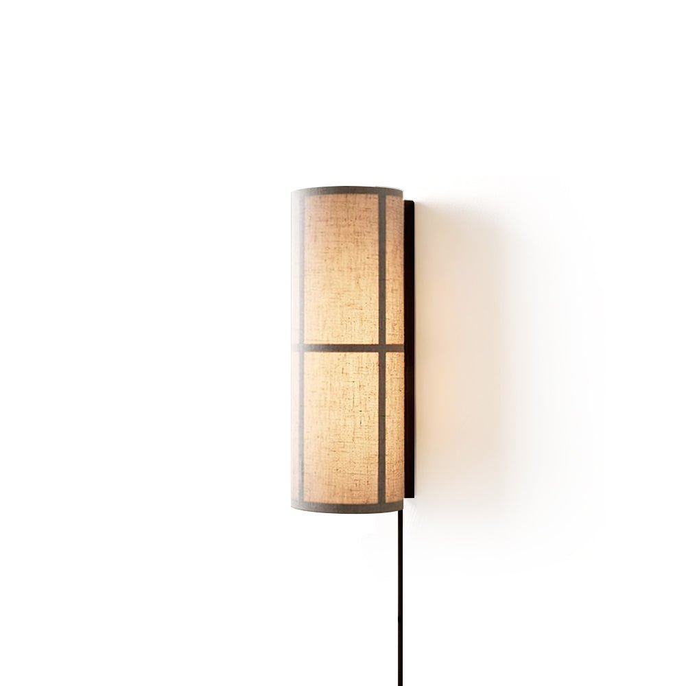 Seraniella Cylinder Noordse kunst met stekker Stof wandlamp