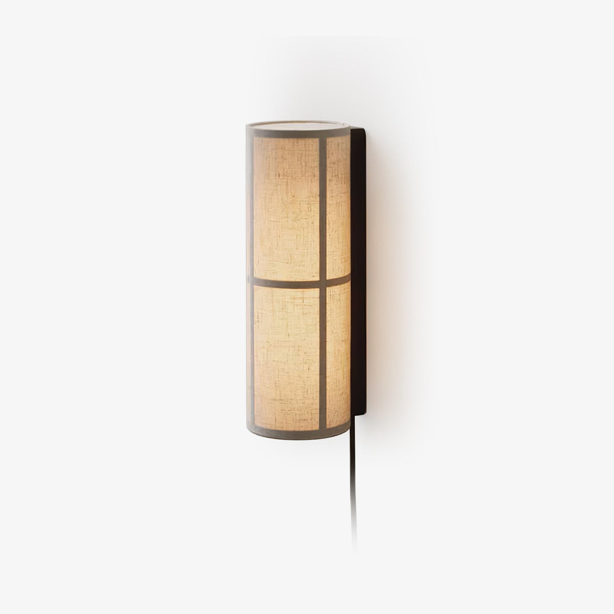 Seraniella Cylinder Noordse kunst met stekker Stof wandlamp