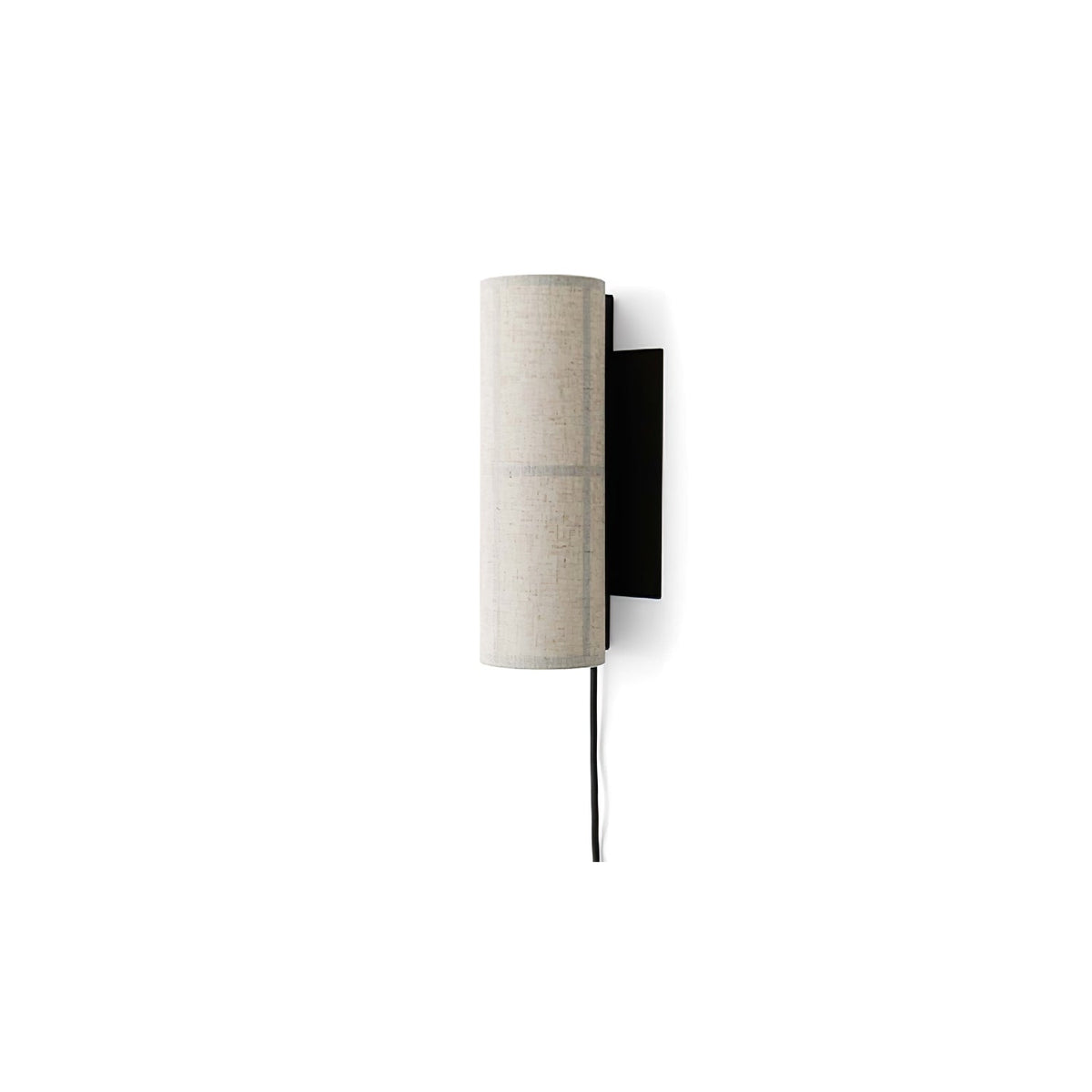 Seraniella Cylinder Noordse kunst met stekker Stof wandlamp