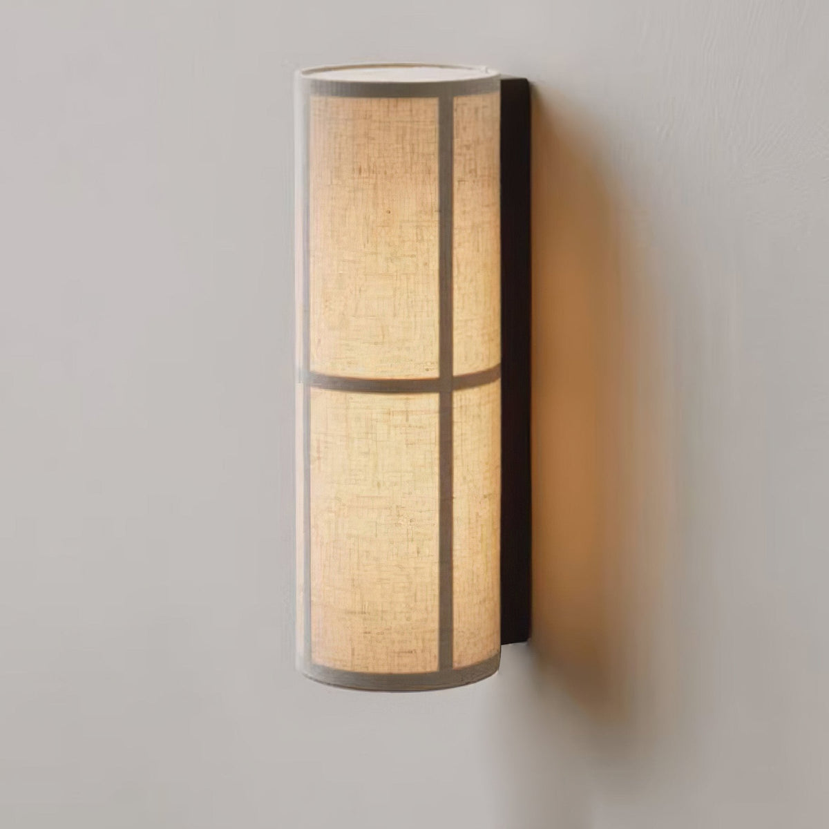 Mirinella wandlamp Cilinder Stoffen Kap Zachte Gloed