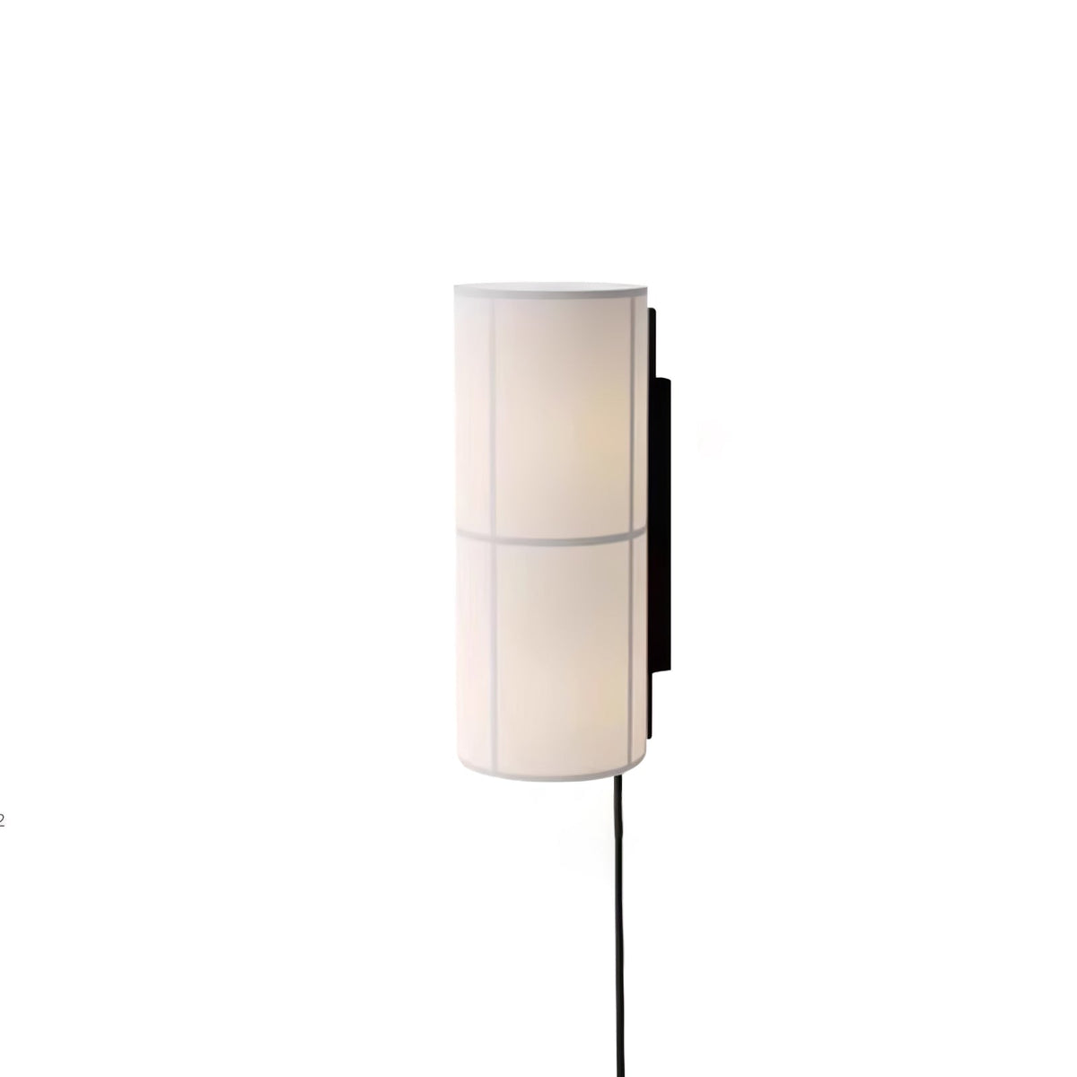 Seraniella Cylinder Noordse kunst met stekker Stof wandlamp