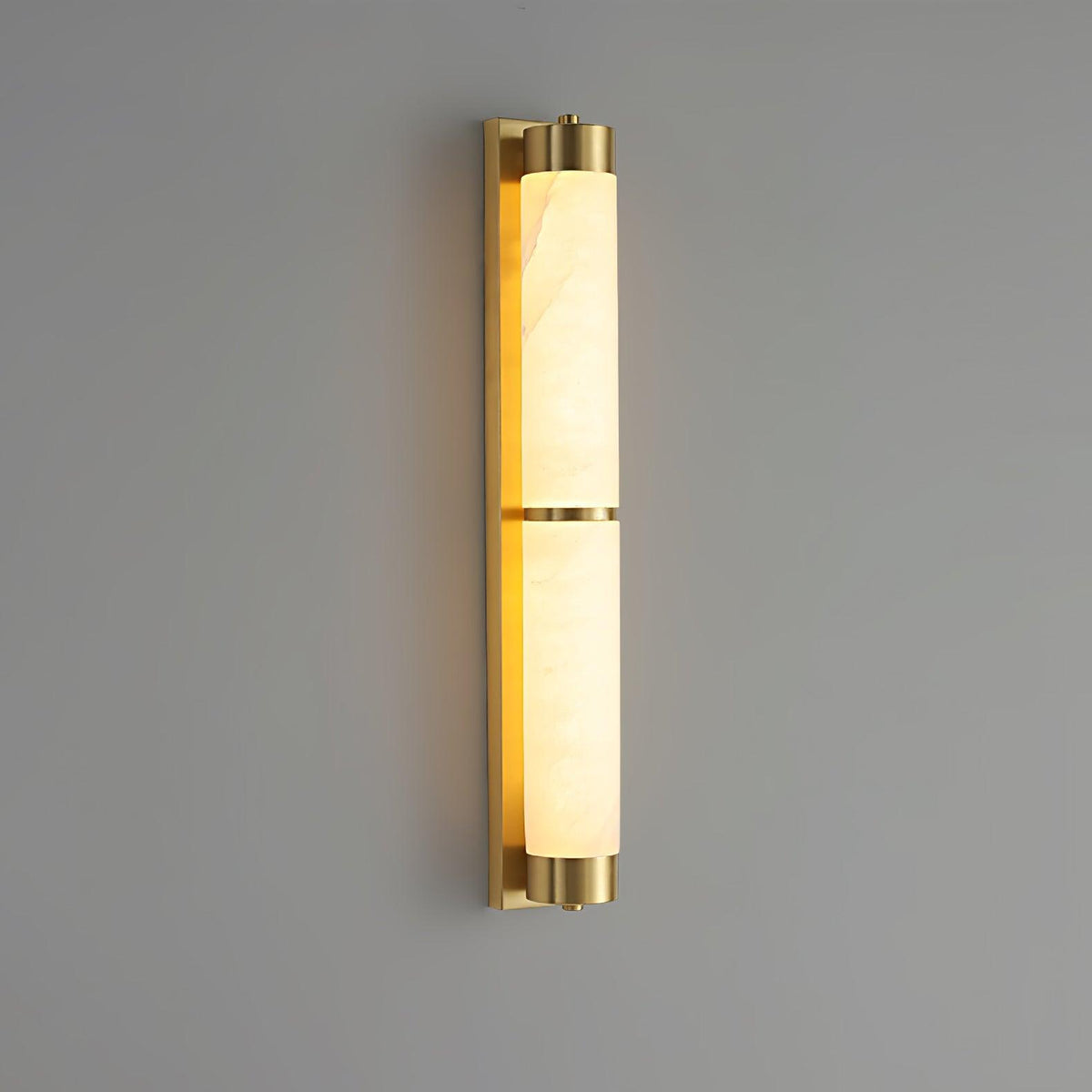 Albelise Minimalistische wandlamp van albast