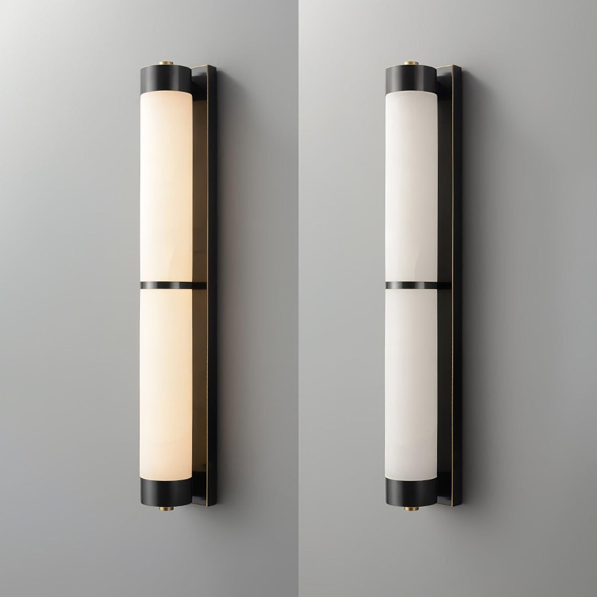 Albelise Minimalistische wandlamp van albast