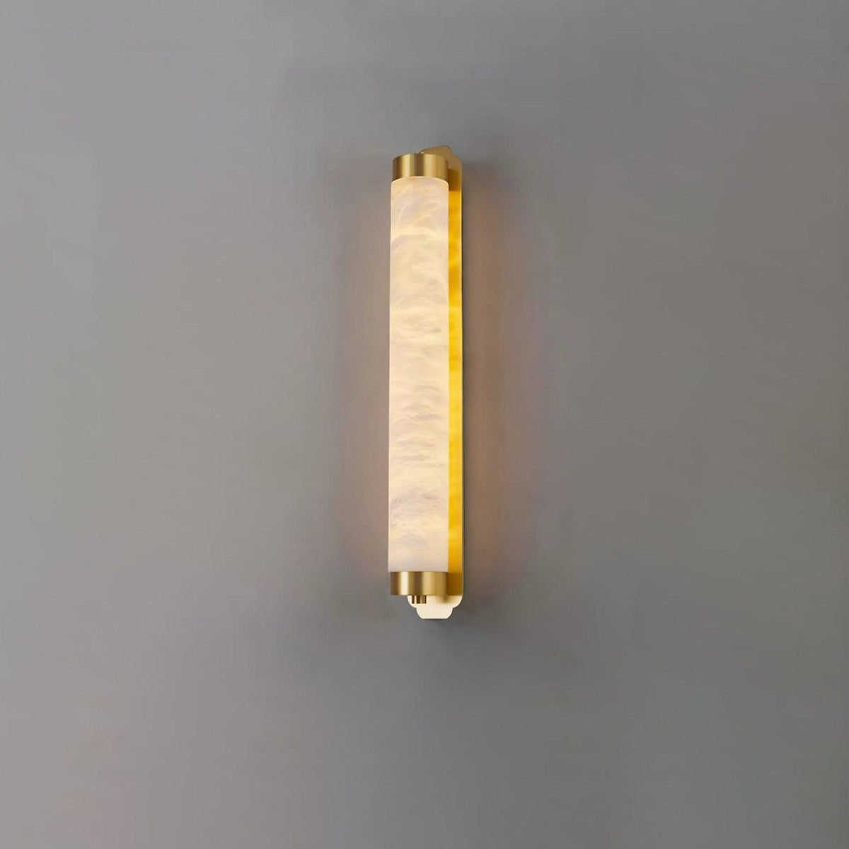 Albelise Minimalistische wandlamp van albast