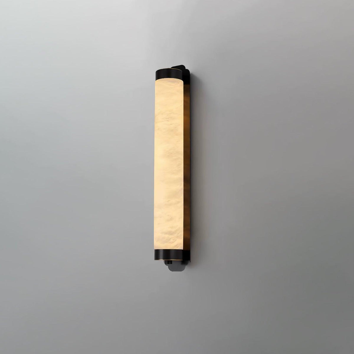 Albelise Minimalistische wandlamp van albast
