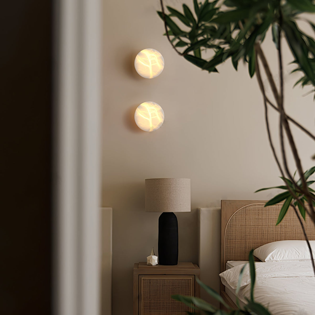 Lumerenne wandlamp