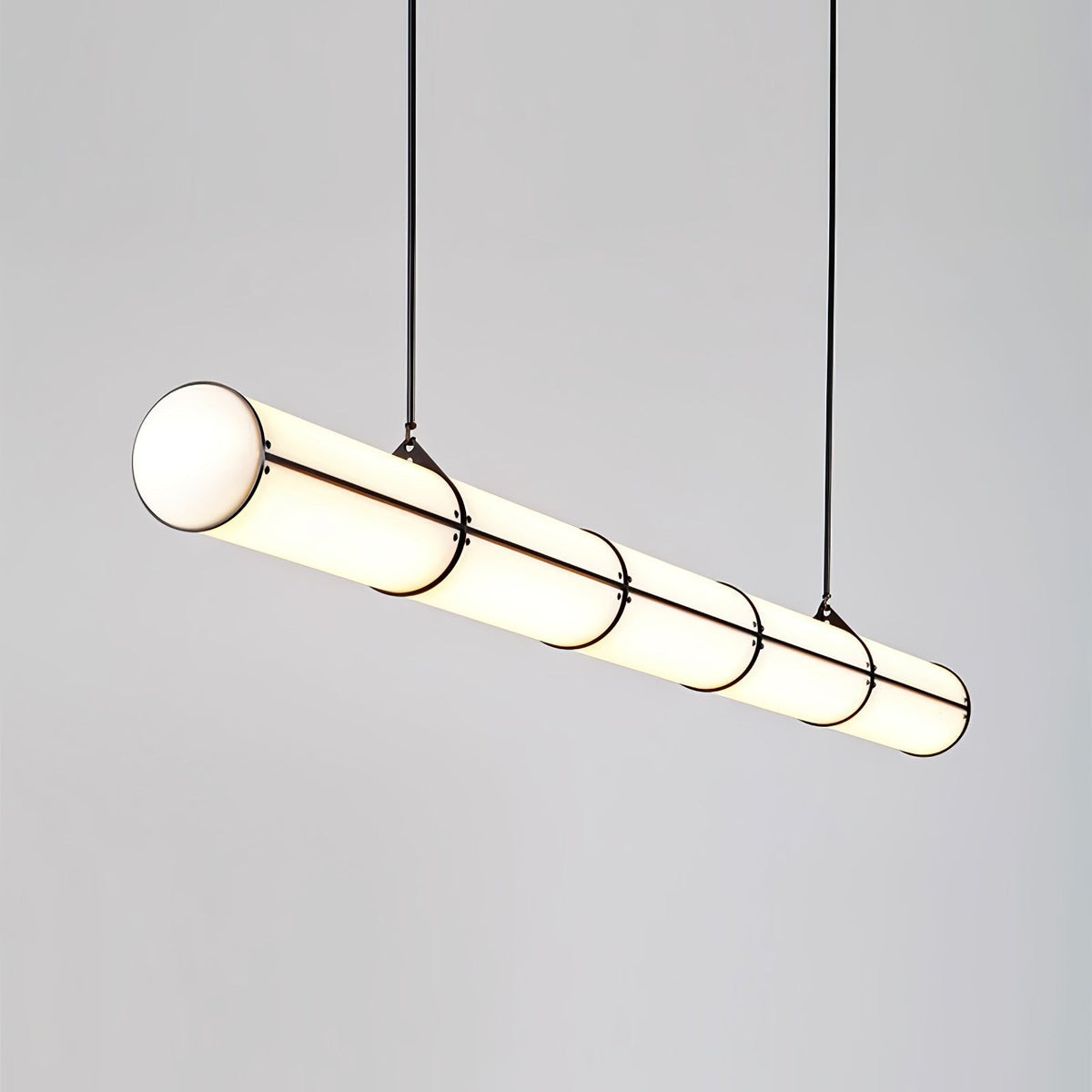Rivenette hanglamp cilindrisch eindeloos voor eetkamer
