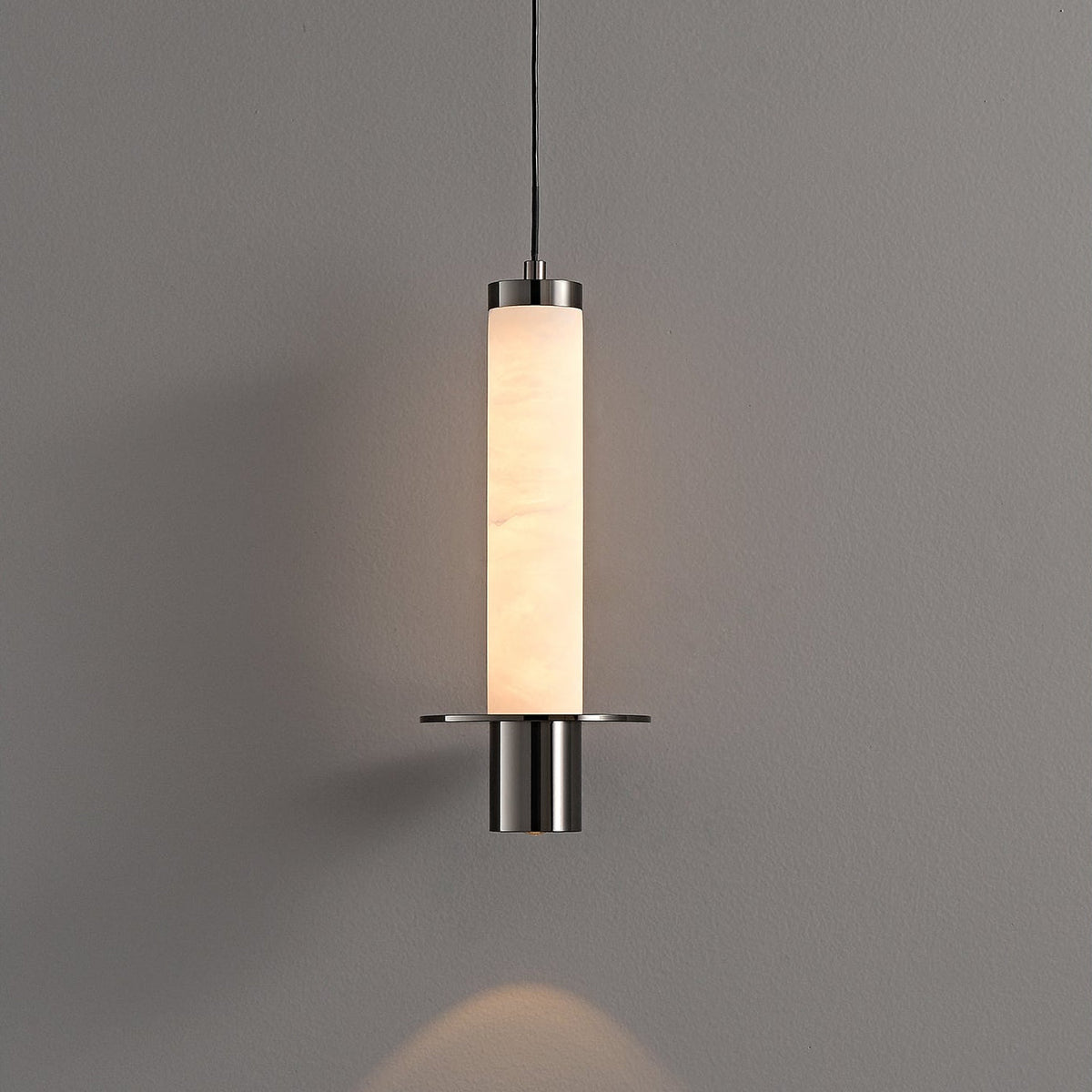 Eirenelia Slank Albast Cilindrisch Hanglamp