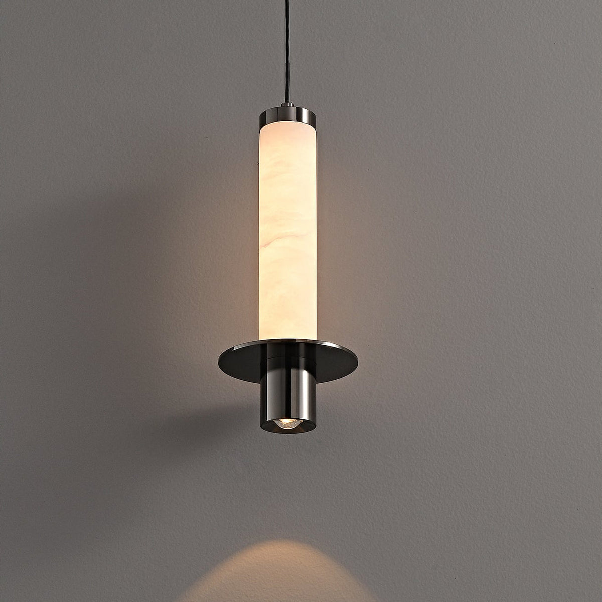 Eirenelia Slank Albast Cilindrisch Hanglamp