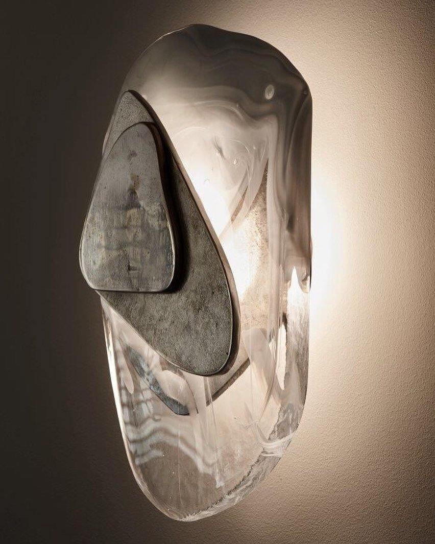 Gana Premium Noordse kunst glas wandlamp