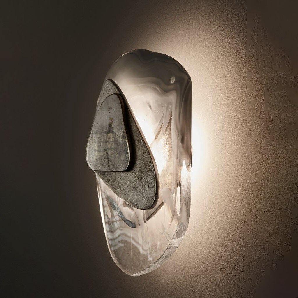 Gana Premium Noordse kunst glas wandlamp