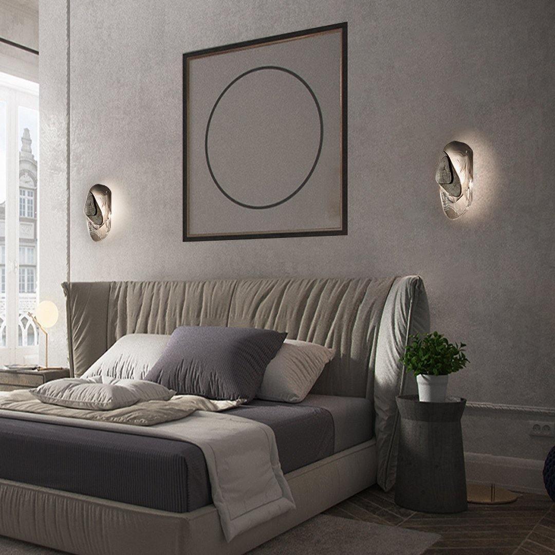 Gana Premium Noordse kunst glas wandlamp
