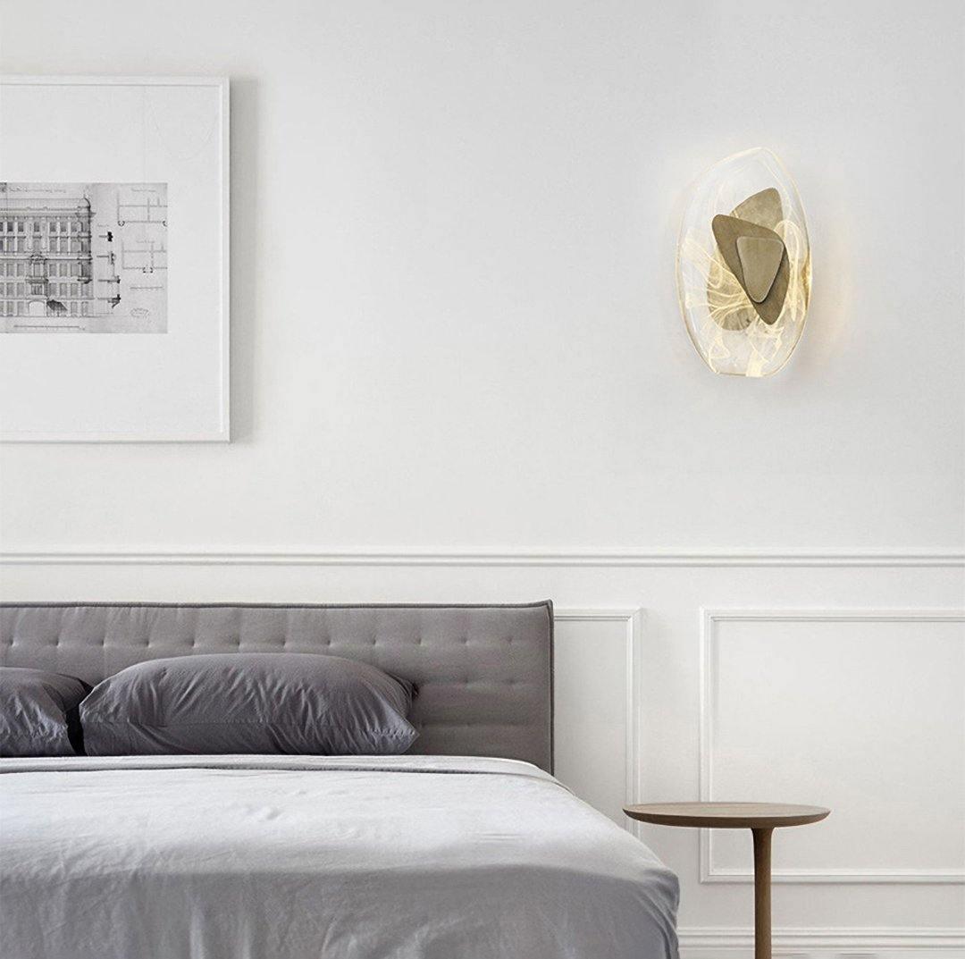 Gana Premium Noordse kunst glas wandlamp