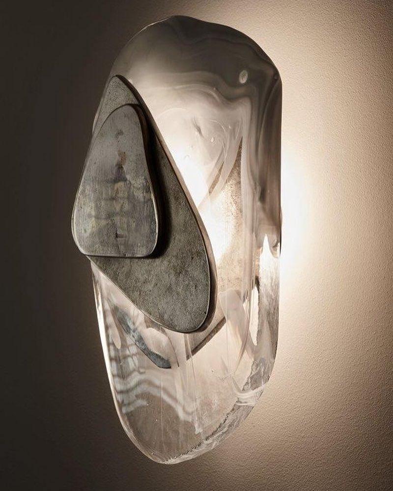 Gana Premium Noordse kunst glas wandlamp