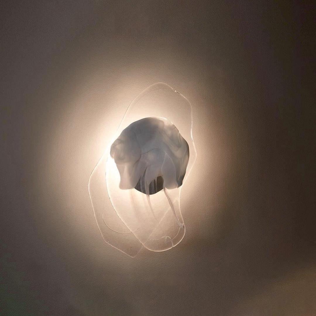 Gana Premium Noordse kunst glas wandlamp