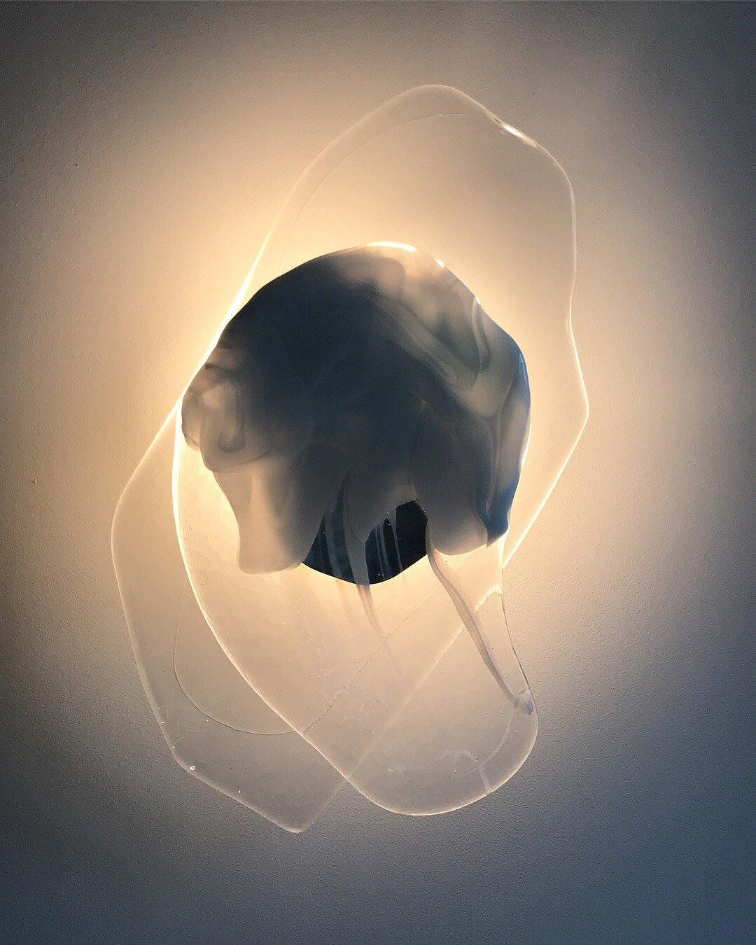 Gana Premium Noordse kunst glas wandlamp