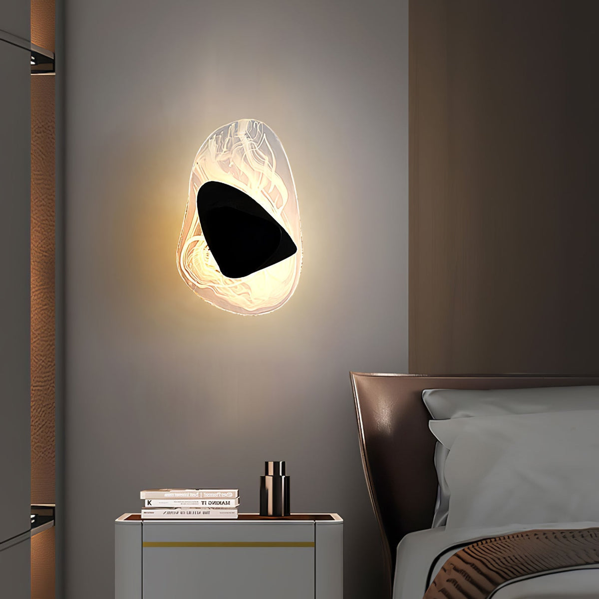 Gana Premium Noordse kunst glas wandlamp