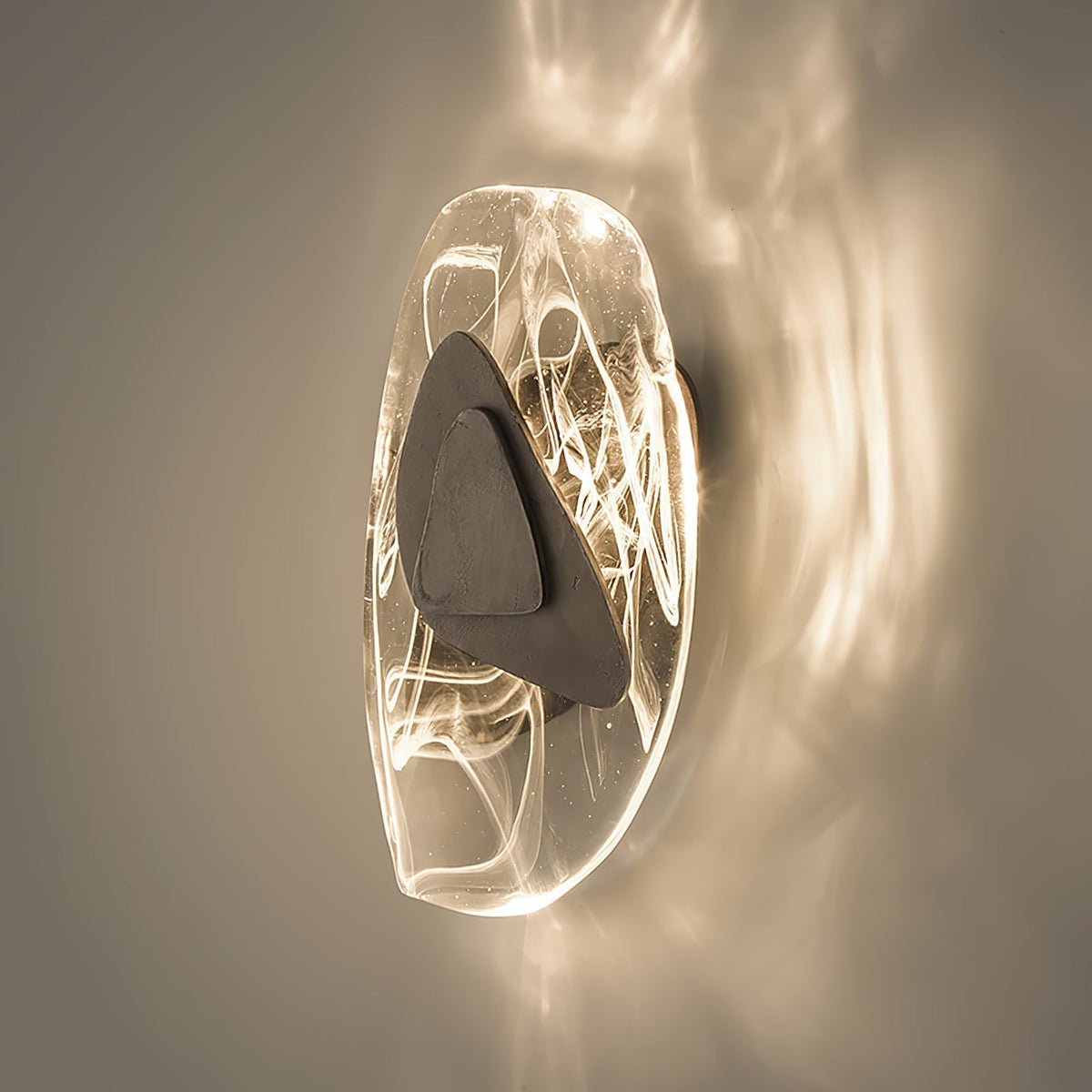 Gana Premium Noordse kunst glas wandlamp